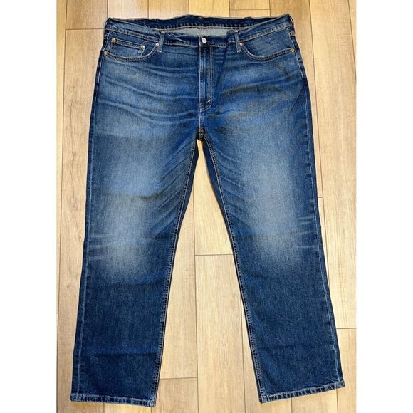 Levis Mens 541 Athletic Fit Denim Jeans 46x32 Actual 46x30 Blue - Picture 1 of 12